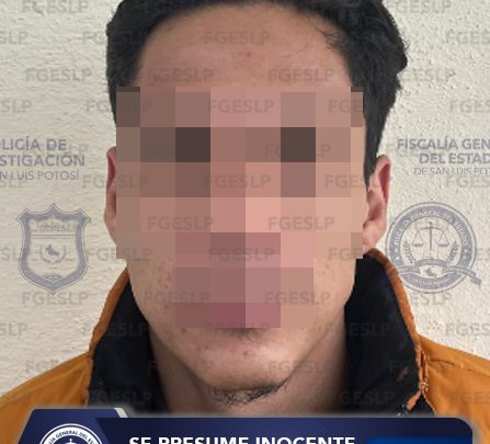 POLICÍA INVESTIGADORA DETIENE EN SLP A SUJETO SEÑALADO POR VIOLENCIA FAMILIAR