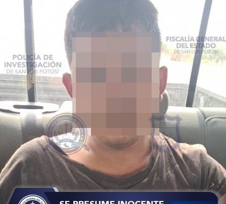 INDICIADO DE FEMINICIDIO EN TAMAULIPAS FUE APREHENDIDO POR FGESLP EN SANTA MARÍA DEL RÍO