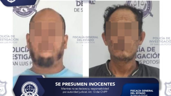 AGENTES DE LA FGESLP CAPTURAN A DOS SUJETOS INDICIADOS POR HOMICIDIO EN VILLA DE REYES