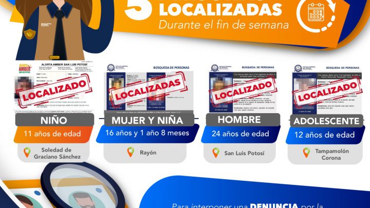 FGESLP LOCALIZA A NIÑO QUE CONTABA CON ALERTA AMBER EN SGS
