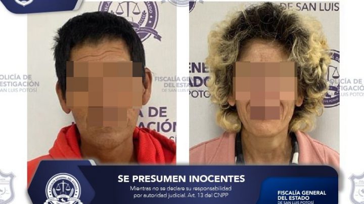 POR SUSTRACCIÓN DE MENORES, CAPTURA FGESLP A UNA MUJER Y UN HOMBRE BUSCADOS EN AGUASCALIENTES