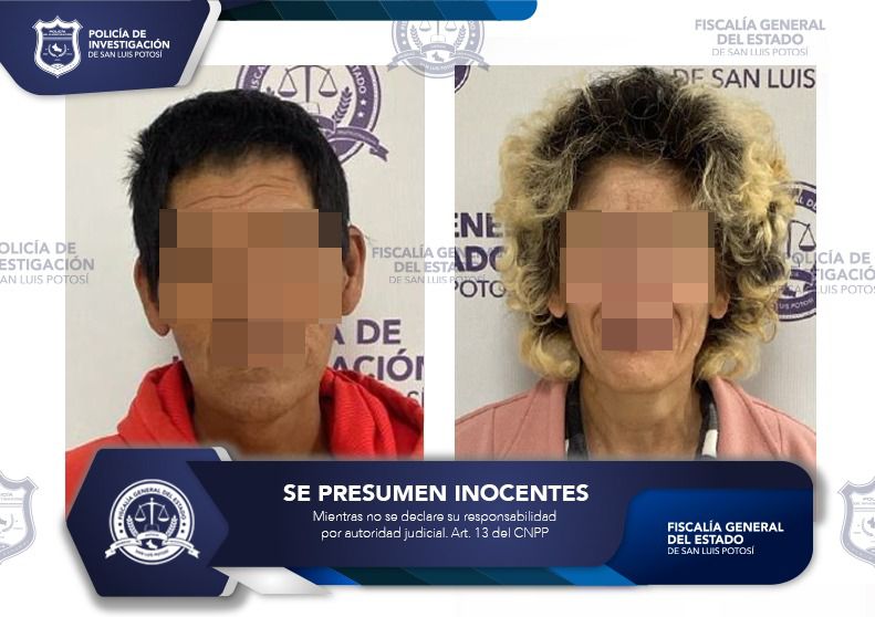 POR SUSTRACCIÓN DE MENORES, CAPTURA FGESLP A UNA MUJER Y UN HOMBRE BUSCADOS EN AGUASCALIENTES POR SUSTRACCIÓN DE MENORES, CAPTURA FGESLP A UNA MUJER Y UN HOMBRE BUSCADOS EN AGUASCALIENTES