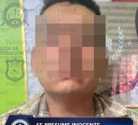 FISCALÍA POTOSINA DETIENE A LORENZO “N” POR HOMICIDIO EN XILITLA