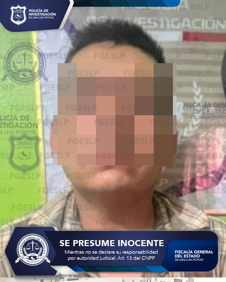 FISCALÍA POTOSINA DETIENE A LORENZO “N” POR HOMICIDIO EN XILITLA FISCALÍA POTOSINA DETIENE A LORENZO “N” POR HOMICIDIO EN XILITLA