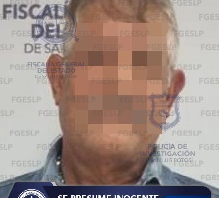 FISCALÍA DE SLP EFECTÚA DETENCIÓN A SUJETO POR ABUSO SEXUAL AGRAVADO