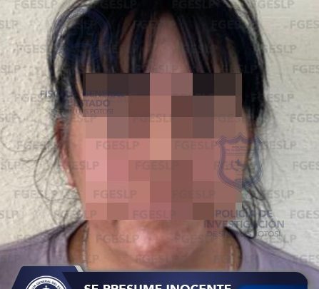 FISCALÍA DE SLP APREHENDE A MUJER SEÑALADA DE ROBO COMETIDO EN EDOMEX