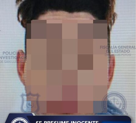 AGENTES OPERATIVOS DE LA FGESLP CUMPLIMENTAN EN RECLUSIÓN UNA ORDEN DE APREHENSIÓN POR ROBO