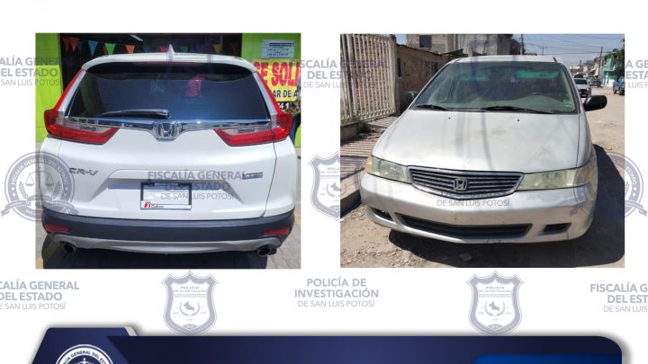 PDI ASEGURA DOS CAMIONETAS EN SOLEDAD DE GRACIANO SÁNCHEZ, SLP