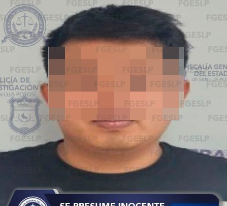 FISCALÍA DETIENE A SUJETO EN LA CAPITAL POTOSINA, POR PRESUNTA  VIOLACIÓN