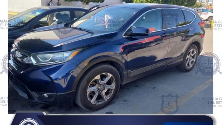 VEHÍCULO CON ALTERACIONES ES ASEGURADO POR FISCALÍA DE SLP