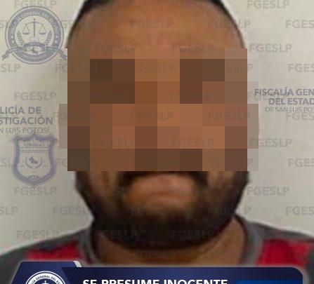 POLICÍA DE FGESLP APREHENDE A SUJETO POR DIVERSOS DELITOS SEXUALES
