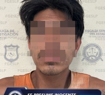 POR DELITO CONTRA LA SALUD, AGENTES DE LA FGESLP APREHENDEN A SUJETO EN LA CAPITAL