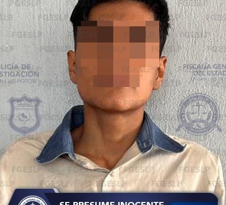 FISCALÍA DE SLP CAPTURA A SUJETO INDICIADO POR HOMICIDIO DE SU PADRE EN TAMASOPO