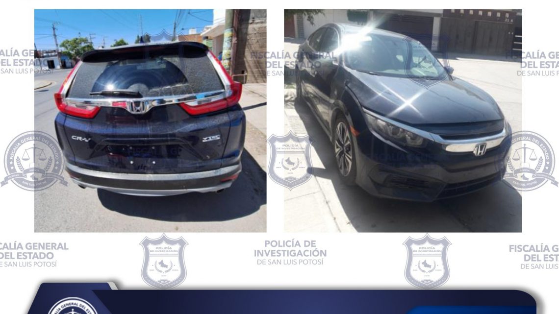 DOS VEHÍCULOS CON REPORTE DE ROBO EN JALISCO SON RECUPERADOS POR LA PDI EN SLP DOS VEHÍCULOS CON REPORTE DE ROBO EN JALISCO SON RECUPERADOS POR LA PDI EN SLP