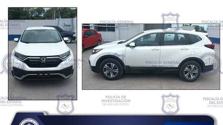 FGESLP RECUPERA VEHÍCULO EN CIUDAD VALLES POR APARENTE FRAUDE