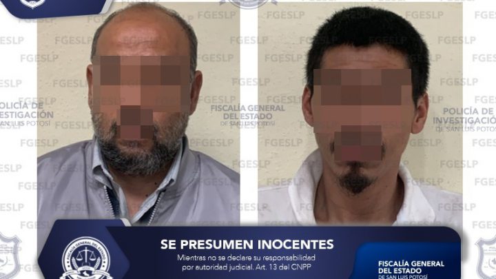 EN SGS, AGENTES DE LA FGESLP CAPTURAN A DOS SUJETOS INDICIADOS POR ROBO CALIFICADO