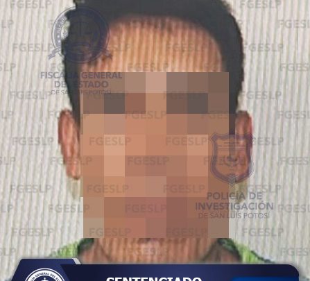 ACUSADO DE HOMICIDIO DEL SISTEMA TRADICIONAL ES SENTENCIADO A 20 AÑOS DE PRISIÓN: FGESLP