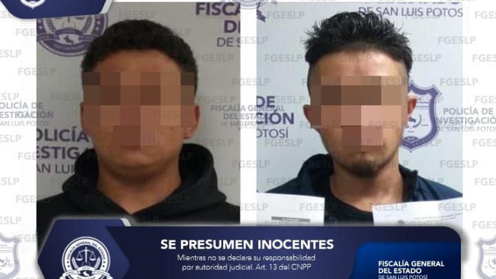 CAPTURA PDI A PAR DE SUJETOS INDICIADOS POR ROBO A NEGOCIO EN LA COLONIA LOMAS CUARTA SECCIÓN, S.L.P.