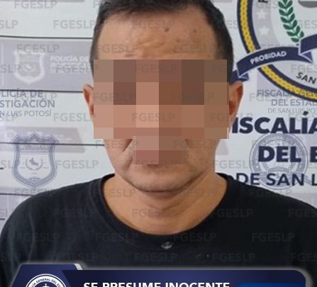 FISCALÍA POTOSINA APREHENDE A INDICIADO POR VIOLACIÓN EN CIUDAD VALLES, S.L.P.