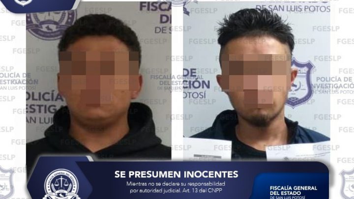 MINISTERIOS PÚBLICOS OBTIENEN VINCULACIÓN A PROCESO DE DOS SUJETOS POR ROBO A NEGOCIO EN SLP