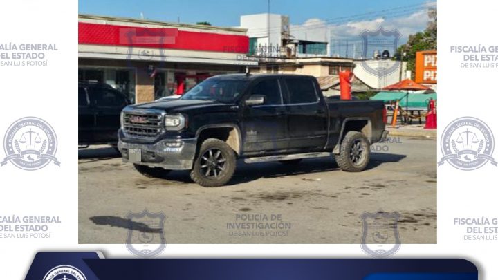 POR CONTAR CON SERIE ALTERADA FUE ASEGURADA UNA CAMIONETA EN CIUDAD VALLES