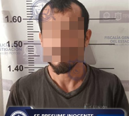 PDI POTOSINA CUMPLIMENTA ORDEN DE APREHENSIÓN A INDIVIDUO POR DELITO CONTRA LA SALUD