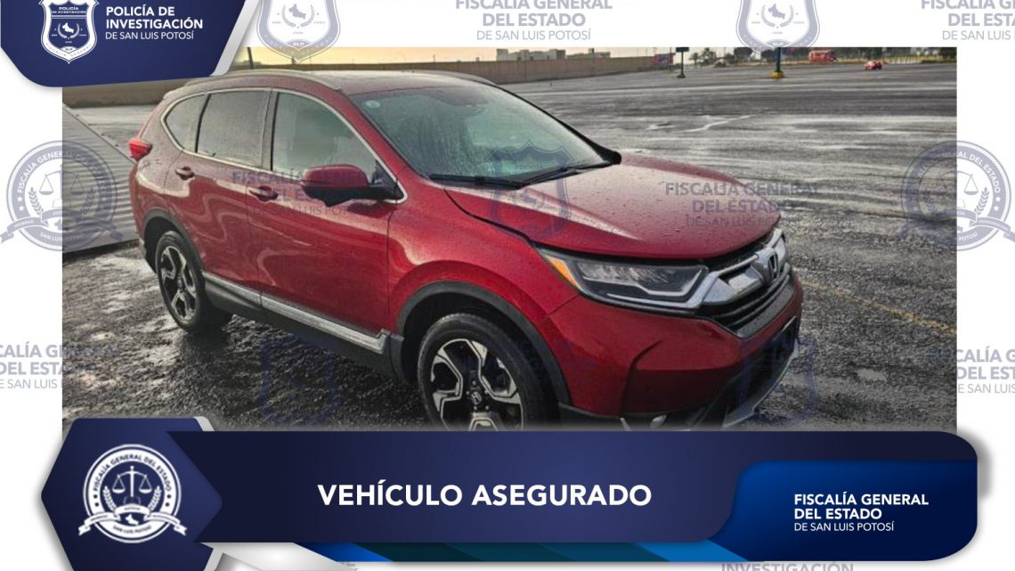 POLICÍA DE INVESTIGACIÓN ASEGURA EN SLP AUTOMÓVIL CON REPORTE DE ROBO POLICÍA DE INVESTIGACIÓN ASEGURA EN SLP AUTOMÓVIL CON REPORTE DE ROBO