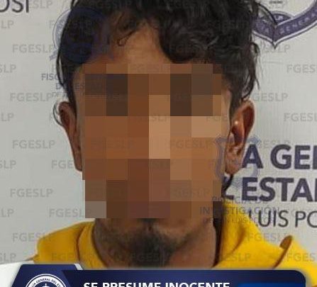 FGESLP APREHENDE A SUJETO SEÑALADO POR UN HOMICIDIO OCURRIDO EN ZARAGOZA