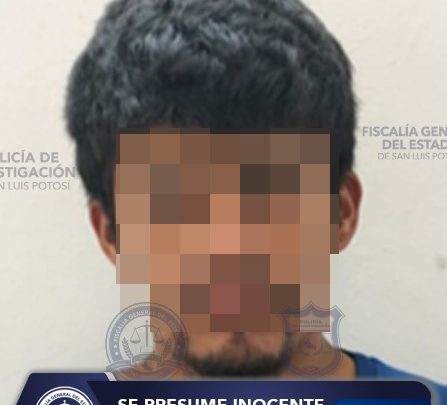 CON ORDEN DE APREHENSIÓN FUE DETENIDO POR ROBO CALIFICADO UN SUJETO EN LA CAPITAL POTOSINA: FGESLP