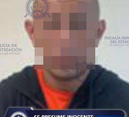 PDI POTOSINA APREHENDIÓ A SUJETO POR HOMICIDIO Y ROBO CALIFICADO