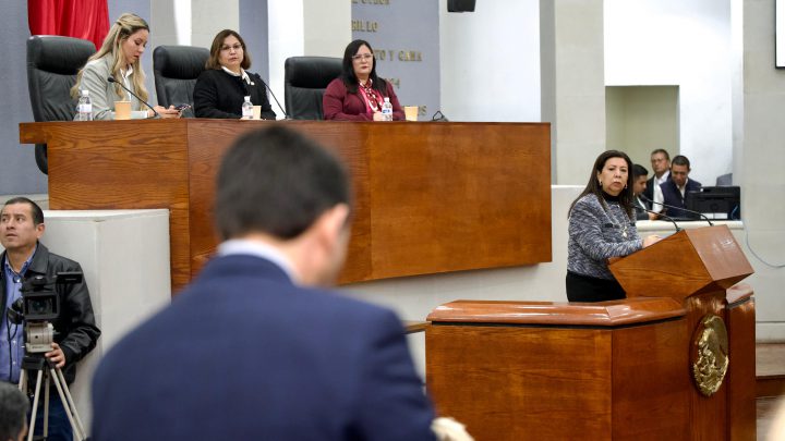 FISCAL GENERAL COMPARECE ANTE LAS Y LOS DIPUTADOS EN EL PLENO “PONCIANO ARRIAGA”