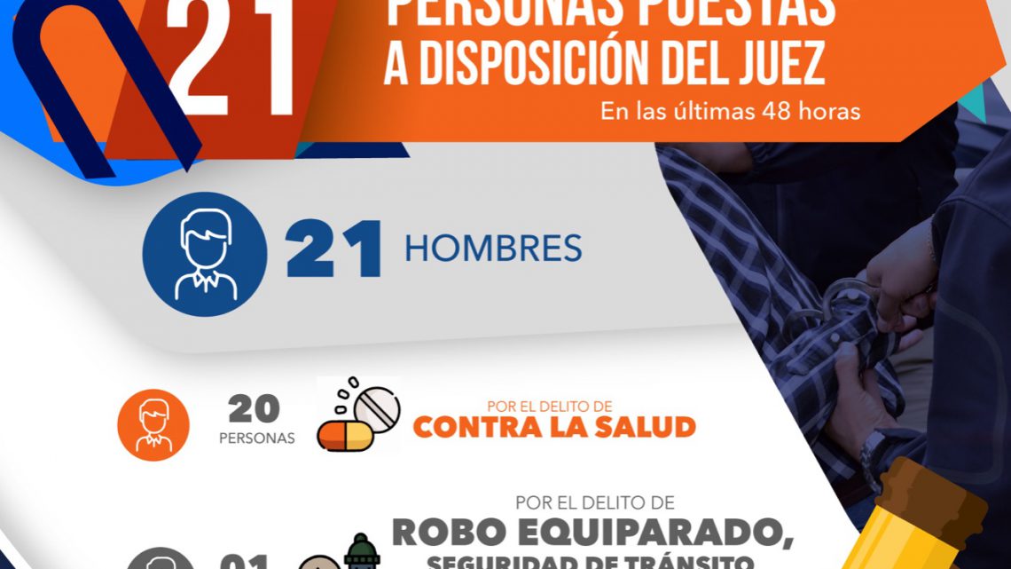 FISCALÍA DE SLP PRESENTA ANTE UN JUEZ A 21 PERSONAS POR DELITOS CONTRA LA SALUD FISCALÍA DE SLP PRESENTA ANTE UN JUEZ A 21 PERSONAS POR DELITOS CONTRA LA SALUD