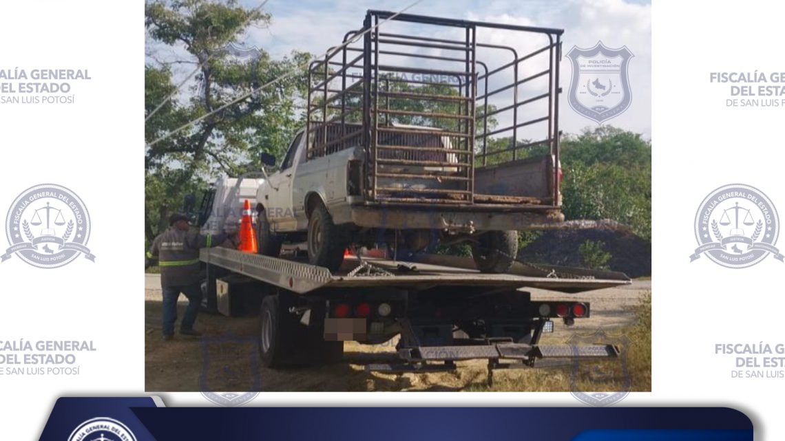 FGESLP RECUPERA CAMIONETA DENTRO DE UNA INVESTIGACIÓN POR ABIGEATO EN LA HUASTECA FGESLP RECUPERA CAMIONETA DENTRO DE UNA INVESTIGACIÓN POR ABIGEATO EN LA HUASTECA