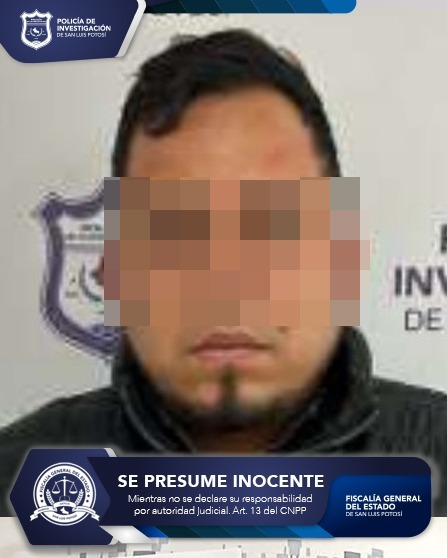 FISCALÍA POTOSINA CAPTURA A SUJETO QUE LESIONÓ A UNA MUJER EN SGS