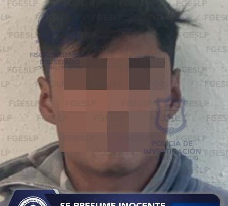 PDI DE LA FGESLP DETIENE A FELICIANO “N” EN MATEHUALA