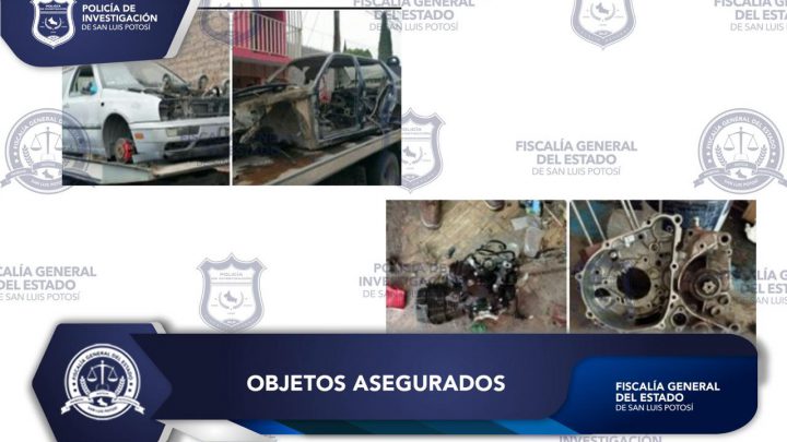 A TRAVÉS DE UN CATEO, POLICÍA DE FISCALÍA RECUPERA EN SLP VEHÍCULOS ROBADOS