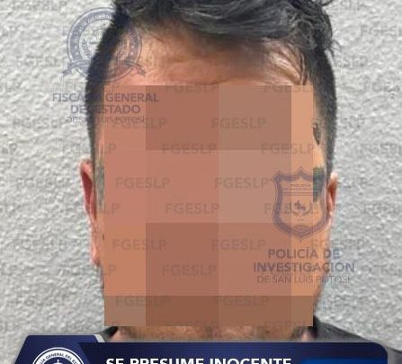 POLICÍA DE FGESLP ASEGURA A UN SUJETO POR EL DELITO DE ARMAS PROHIBIDAS