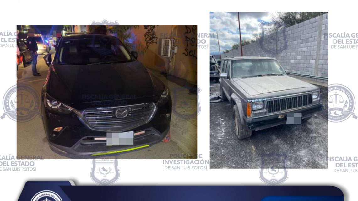 DOS CAMIONETAS CON REPORTE DE ROBO FUERON ASEGURADAS POR LA PDI POTOSINA DOS CAMIONETAS CON REPORTE DE ROBO FUERON ASEGURADAS POR LA PDI POTOSINA