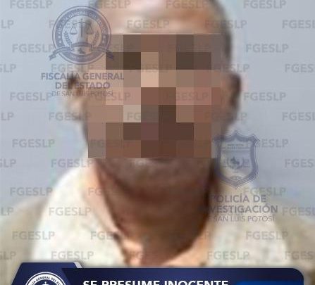FGESLP APREHENDE A SEÑALADO POR VIOLENCIA FAMILIAR EN SANTA CATARINA