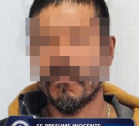 FISCALÍA DE SLP DETIENE EN ZONA MEDIA A LINO “N”, A TRAVÉS DE UNA ORDEN DE APREHENSIÓN POR VIOLACIÓN