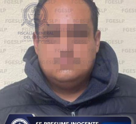 FISCALÍA DE SLP CUMPLIMENTA ORDEN DE APREHENSIÓN POR ROBO