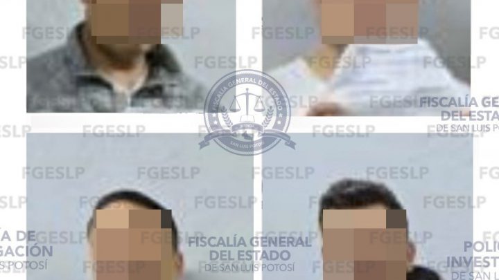 POR ROBO CALIFICADO EN LA CAPITAL POTOSINA FGESLP APREHENDE A CUATRO INDIVIDUOS