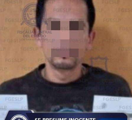 AGENTES DE FGESLP ASEGURAN EN LA CIUDAD CAPITAL A UN IMPUTADO POR ROBO VIOLENTO