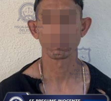 PDI DETIENE A JOEL “N”  POR DELITOS CONTRA LA SALUD EN LA CAPITAL POTOSINA