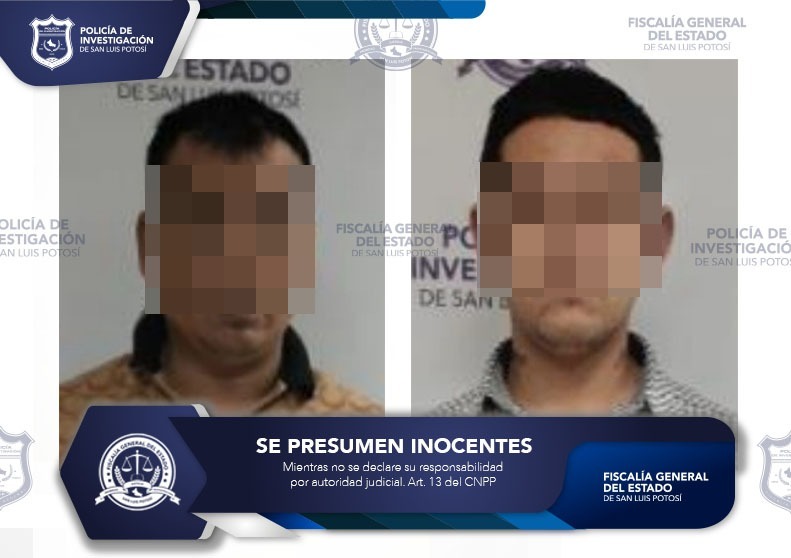PAR DE INDIVIDUOS SON DETENIDOS POR FISCALÍA DE SLP, POR ROBO VIOLENTO DE UN VEHÍCULO PAR DE INDIVIDUOS SON DETENIDOS POR FISCALÍA DE SLP, POR ROBO VIOLENTO DE UN VEHÍCULO