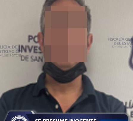 POLICÍA DE INVESTIGACIÓN POTOSINA CAPTURA A IMPUTADO POR ABUSO SEXUAL CALIFICADO