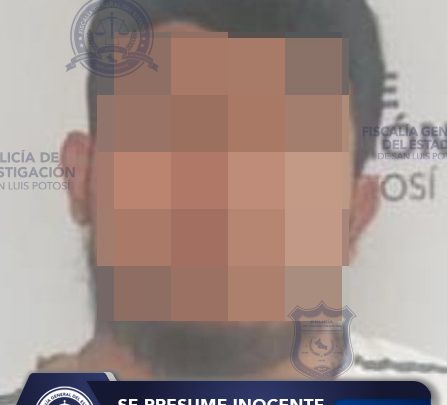 FGESLP CAPTURA A IMPUTADO POR HOMICIDIO CALIFICADO SUSCITADO EN SGS