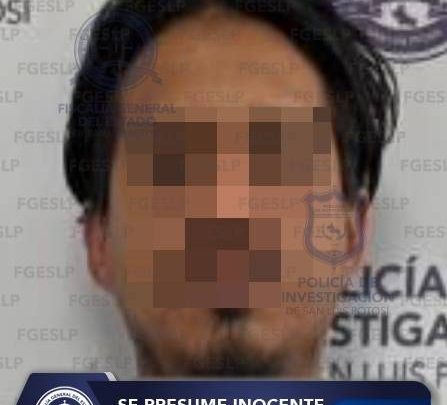 AGENTES DE FISCALÍA CAPTURAN EN SLP A UN IMPUTADO POR HOMICIDIO
