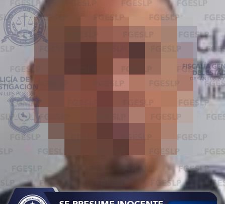 EN RECLUSIÓN FUE NOTIFICADO POR FGESLP UN SEÑALADO DE HOMICIDO DE UN MANDATO GIRADO EN SU CONTRA