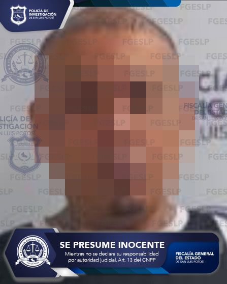 EN RECLUSIÓN FUE NOTIFICADO POR FGESLP UN SEÑALADO DE HOMICIDO DE UN MANDATO GIRADO EN SU CONTRA